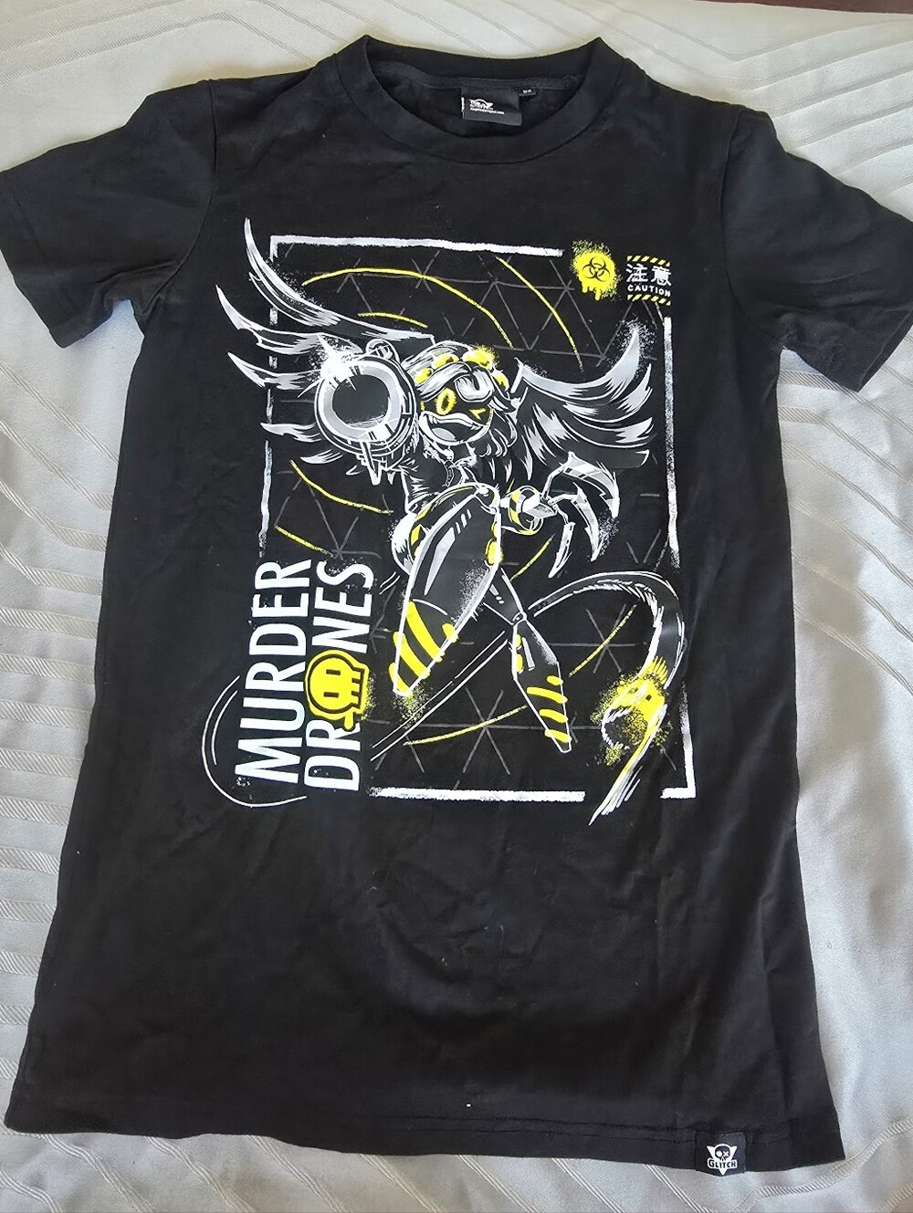 LIKE NEW Murder Drones V Graphic Tee - Official Glitch Merch - Unisex XS